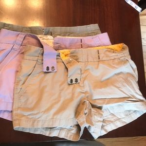 Set of 3 J. Crew Chino shorts